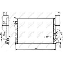 NRF | Kühler, Motorkühlung | 58802