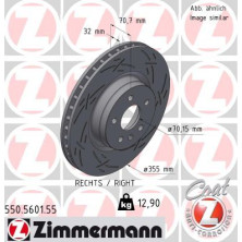 Zimmermann | Bremsscheibe | 550.5601.55