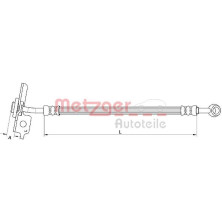 4111055 Bremsschlauch 4111055 Bremsschlauch