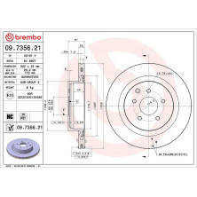 Brembo | Bremsscheibe | 09.7356.21