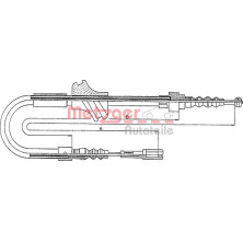 10.7542 Seilzug, Feststellbremse 10.7542 Seilzug, Feststellbremse