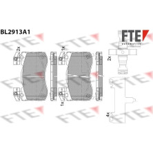 FTE | Bremsbelagsatz, Scheibenbremse | 9011155