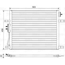 Valeo | Kondensator, Klimaanlage | 814443