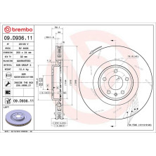 Brembo | Bremsscheibe | 09.D936.11
