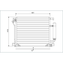 Valeo | Kondensator, Klimaanlage | 822587