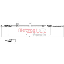 Metzger | Seilzug, Feststellbremse | 17.6032