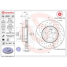 Brembo | Bremsscheibe | 09.D527.23