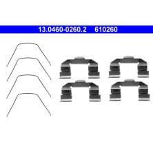 ATE | Zubehörsatz, Scheibenbremsbelag | 13.0460-0260.2