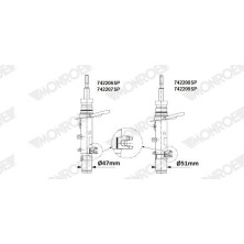 Monroe | Stoßdämpfer | 742209SP Monroe | Stoßdämpfer | 742209SP