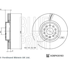Blue Print | Bremsscheibe | ADBP430183