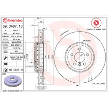Brembo | Bremsscheibe | 09.C407.13