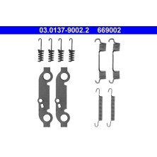 03.0137-9002.2 Zubehörsatz, Feststellbremsbacken