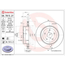 Brembo | Bremsscheibe | 09.7813.21