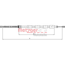 Metzger | Seilzug, Feststellbremse | 10.645