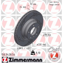 150.3428.54 Bremsscheibe BLACK Z
