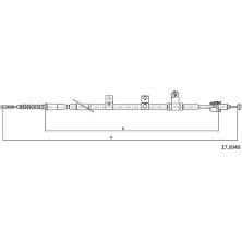 17.6049 Seilzug, Feststellbremse
