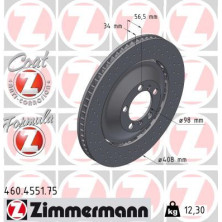 Zimmermann | Bremsscheibe | 460.4551.75