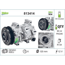 Valeo | Kompressor, Klimaanlage | 813414
