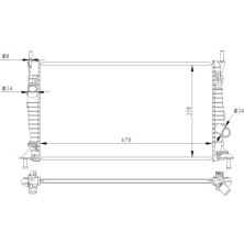 NRF | Kühler, Motorkühlung | 550014
