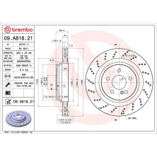 Brembo | Bremsscheibe | 09.A818.21