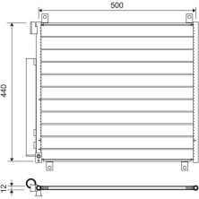 Valeo | Kondensator, Klimaanlage | 822655