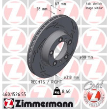 460.1526.55 Bremsscheibe BLACK Z