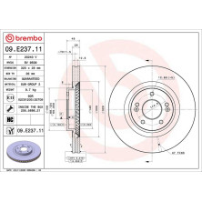 Brembo | Bremsscheibe | 09.E237.11