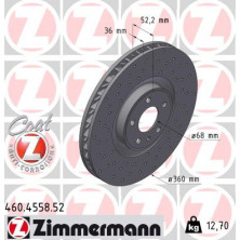 Zimmermann Bremsscheibe SPORT Z 460.4558.52