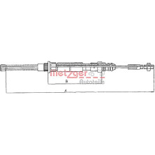 Metzger | Seilzug, Feststellbremse | 11.606