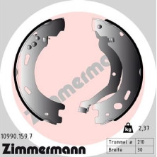 Zimmermann | Bremsbackensatz, Feststellbremse | 10990.159.7