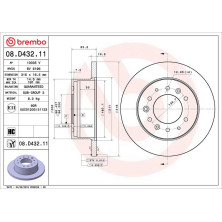 Brembo | Bremsscheibe | 08.D432.11