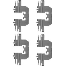 Hella | Zubehörsatz, Scheibenbremsbelag | 8DZ 355 204-601