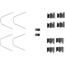 Hella | Zubehörsatz, Scheibenbremsbelag | 8DZ 355 203-161