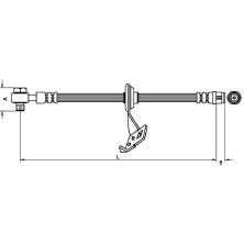Metzger Bremsschlauch 4116207