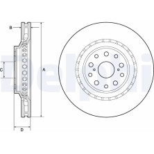 Delphi | Bremsscheibe | BG9187C