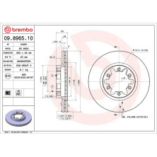 Brembo | Bremsscheibe | 09.8965.10