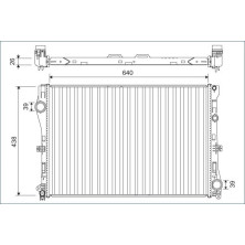 Valeo | Kühler, Motorkühlung | 701142