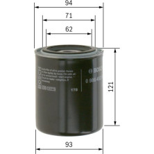 BOSCH | Ölfilter | 0 986 452 005