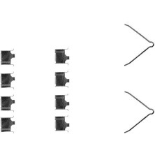 Hella | Zubehörsatz, Scheibenbremsbelag | 8DZ 355 202-451