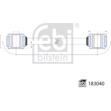 febi bilstein | Stange/Strebe, Stabilisator | 183040