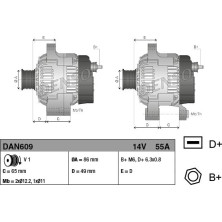 Denso | Generator | DAN995
