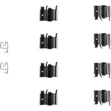 8DZ 355 202-771 Zubehörsatz, Scheibenbremsbelag