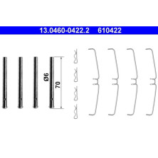 13.0460-0422.2 Zubehörsatz, Scheibenbremsbelag 13.0460-0422.2 Zubehörsatz, Scheibenbremsbelag