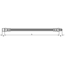 Metzger | Bremsschlauch | 4110791
