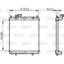 Valeo | Kühler, Motorkühlung | 732718
