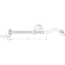 Metzger | Bremsschlauch | 4110819