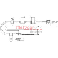 Metzger | Seilzug, Feststellbremse | 17.2540