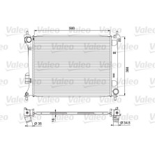 Valeo | Kühler, Motorkühlung | 701729