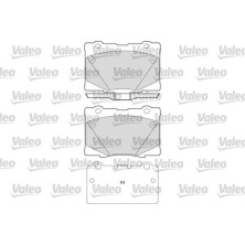 Valeo | Bremsbelagsatz, Scheibenbremse | 601669
