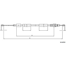 10.4658 Seilzug, Feststellbremse 10.4658 Seilzug, Feststellbremse